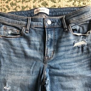 Abercrombie Mid Rise Super Skinny Ankle